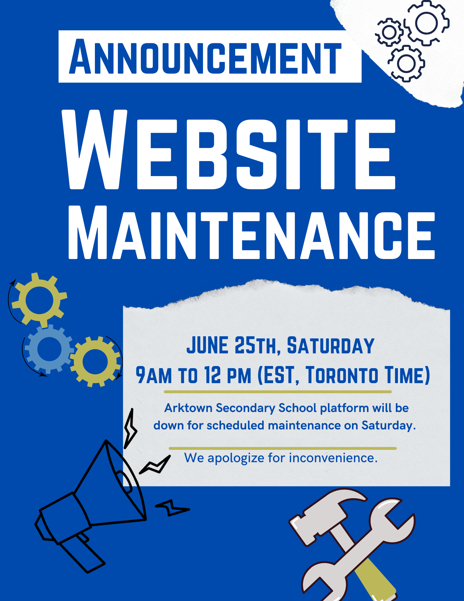 Website Maintenance